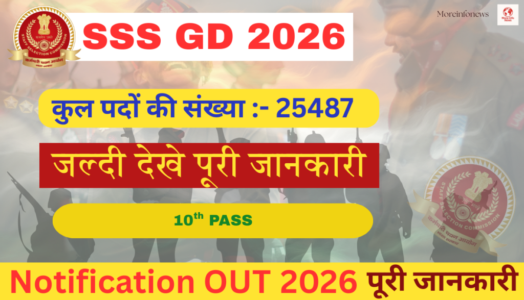 Job notification for SSS GD 2026