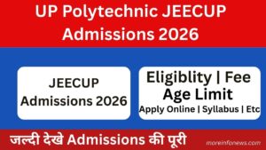 UP Polytechnic JEECUP Admissions 2026